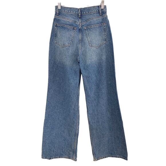 Reformation Cary High Rise Slouchy Wide Leg Jeans in Colorado 24 - Picture 6 of 10